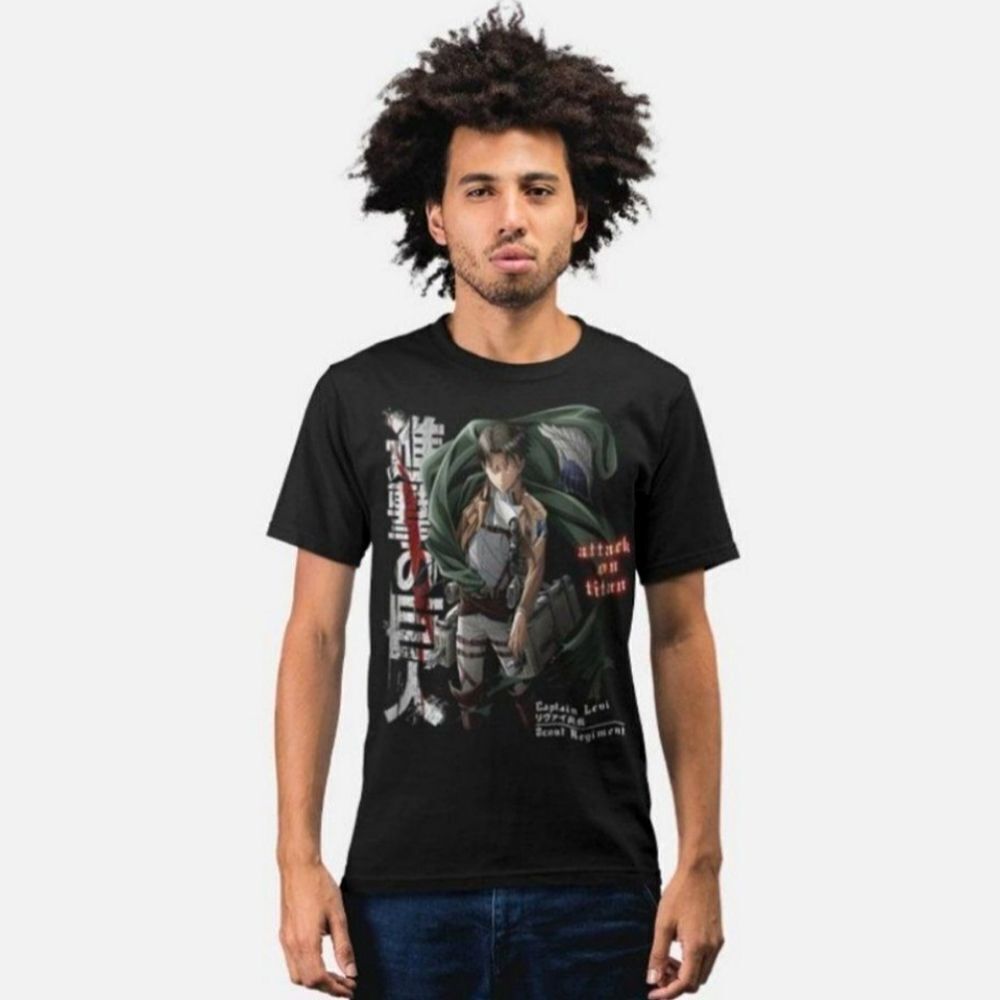 Attack On Titan Captain Levi Short Sleeve Shirt